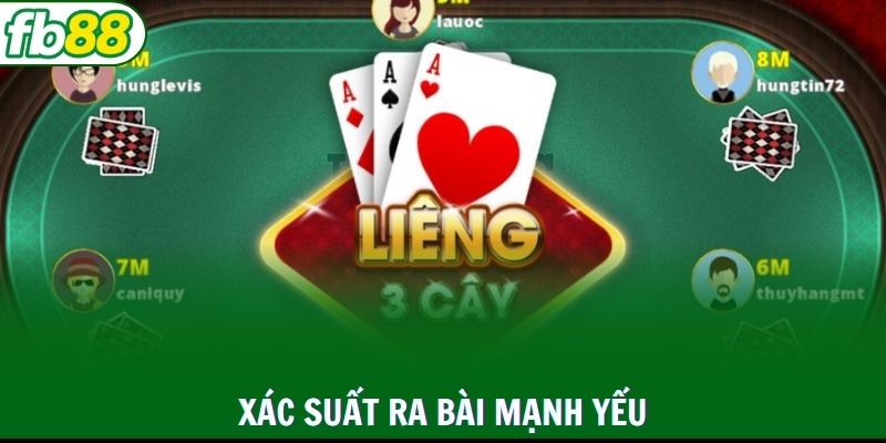 Cao thủ chơi liêng tiết lộ xác suất ra bài mạnh yếu